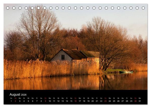 Produktbild: HOLL&Auml;NDISCHE LANDSCHAFTEN: ALBLASSERWAARD 2026 (Tischkalender 2026 DIN A5 quer), CALVENDO Monatskalender