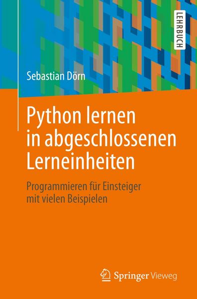 Produktbild: Python lernen in abgeschlossenen Lerneinheiten