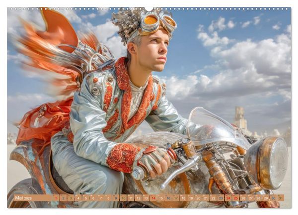Produktbild: Verr&uuml;ckte Vehicles &ndash; Erfindungsgeist pur (hochwertiger Premium Wandkalender 2026 DIN A2 quer), Kunstdruck in Hochglanz