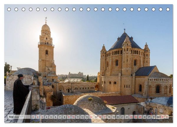 Produktbild: Israel & Pal&auml;stina - Reise durch das heilige Land (Tischkalender 2026 DIN A5 quer), CALVENDO Monatskalender