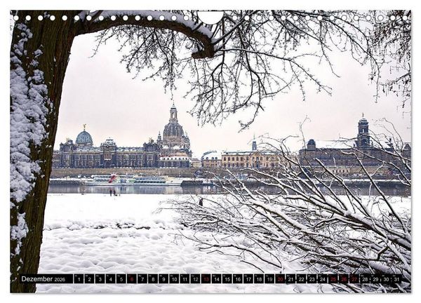 Produktbild: WUNDERVOLLES DRESDEN (Wandkalender 2026 DIN A4 quer), CALVENDO Monatskalender