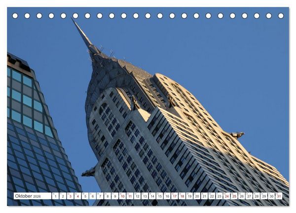 Produktbild: New York City Manhattan Perspektiven (Tischkalender 2026 DIN A5 quer), CALVENDO Monatskalender