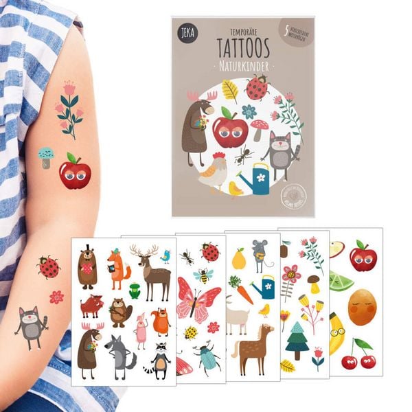 Produktbild: Tempor&auml;re Tattoos Naturkinder
