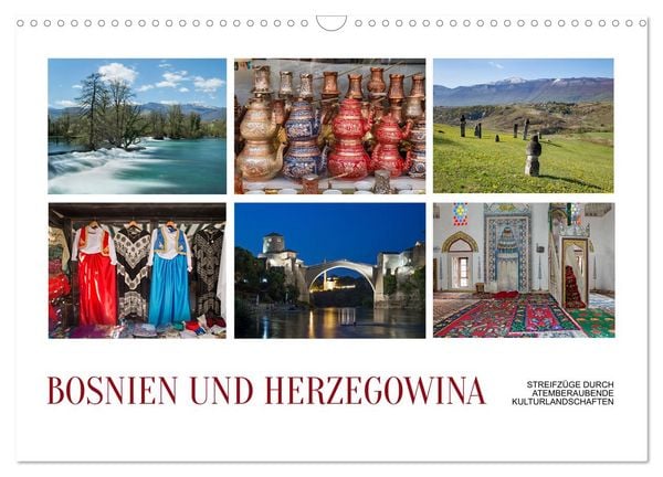 Produktbild: Bosnien und Herzegowina - Streifz&uuml;ge durch atemberaubende Kulturlandschaften (Wandkalender 2026 DIN A3 quer), CALVENDO Monatskalender