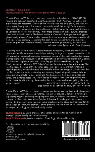 Produktbild: Family Abuse and Violence