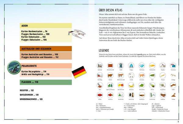 Produktbild: Kinderatlas Deutschland, Europa, die Welt