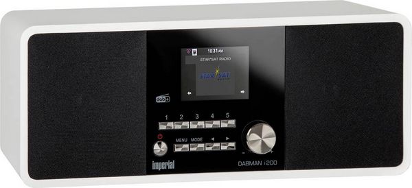 Produktbild: Imperial Dabman i200 Internet Tischradio DAB+, UKW, Internet AUX, USB, Internetradio Wei&szlig;
