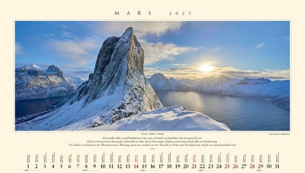 Produktbild: Panorama Norwegen 2027 Wandkalender