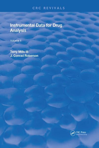 Produktbild: Instrumental Data for Drug Analysis, Second Edition