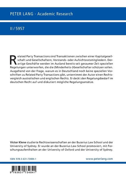 Produktbild: Related Party Transactions