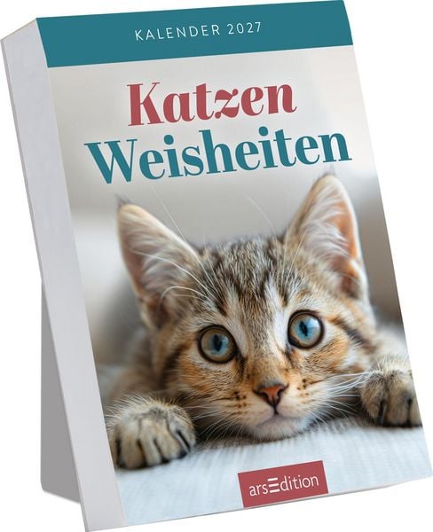 Produktbild: Abrei&szlig;kalender Katzenweisheiten 2027