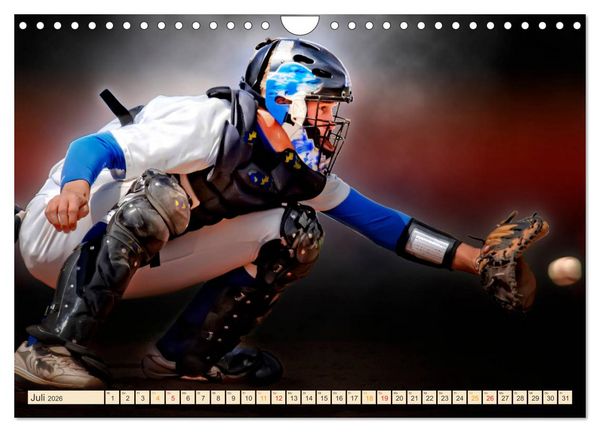 Produktbild: Baseball - Fight (Wandkalender 2026 DIN A4 quer), CALVENDO Monatskalender