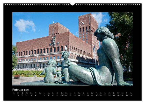 Produktbild: Oslo (Wandkalender 2026 DIN A2 quer), CALVENDO Monatskalender