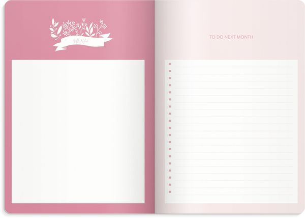 Produktbild: Burde Week Planner undated pink