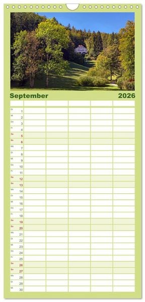 Produktbild: Familienplaner 2026 - Mittenwald - Perle des Werdenfelser Landes mit 5 Spalten (Wandkalender, 21 x 45 cm) CALVENDO