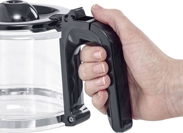 Produktbild: Severin KA 4825 "TYPE SWITCH" Kaffeemaschine Edelstahl, Schwarz Fassungsverm&ouml;gen Tassen=10 Glaskanne