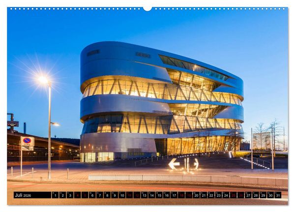 Produktbild: Ein Jahr STUTTGART (hochwertiger Premium Wandkalender 2026 DIN A2 quer), Kunstdruck in Hochglanz