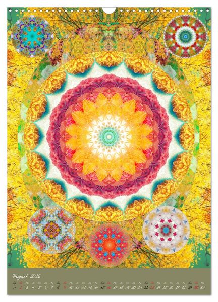 Produktbild: BLUMEN MANDALAS (Wandkalender 2026 DIN A3 hoch), CALVENDO Monatskalender