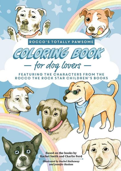 Produktbild: Rocco's Totally Pawsome Coloring Book For Dog Lovers