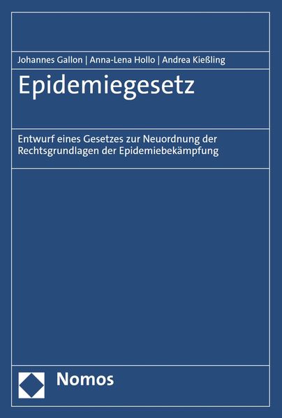 Produktbild: Epidemiegesetz