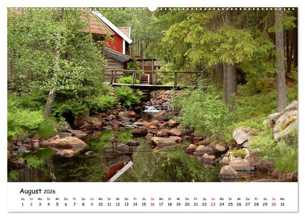 Produktbild: S&uuml;dschweden Smaland 2026 (hochwertiger Premium Wandkalender 2026 DIN A2 quer), Kunstdruck in Hochglanz