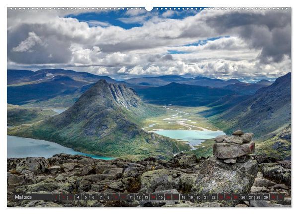 Produktbild: Norwegen, Oppland (Wandkalender 2026 DIN A2 quer), CALVENDO Monatskalender
