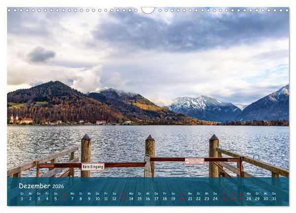 Produktbild: Stege - Seefotografie (Wandkalender 2026 DIN A3 quer), CALVENDO Monatskalender