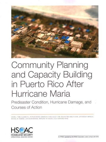 Produktbild: Community Planning and Capacity Building in Puerto Rico After Hurricane Maria