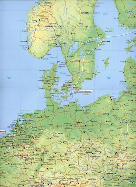 Produktbild: Lonely Planet Europe Planning Map