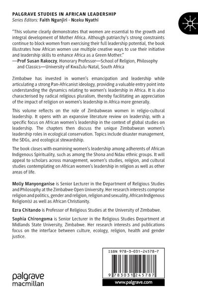 Produktbild: Women, Religion and Leadership in Zimbabwe, Volume 1