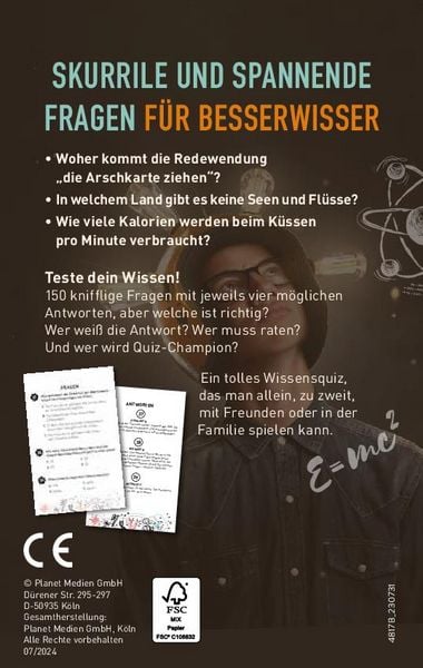 Produktbild: Das Quiz f&uuml;r Besserwisser I ab 10 Jahren