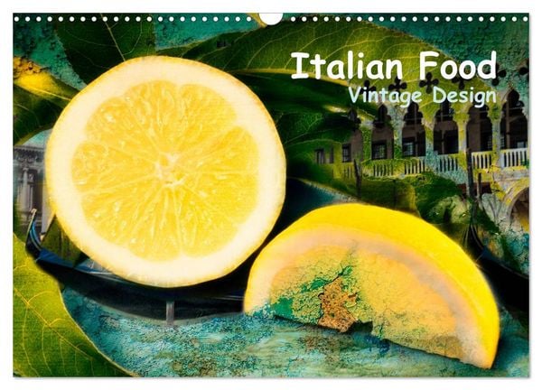 Produktbild: Italian Food - Vintage Design (Wandkalender 2026 DIN A3 quer), CALVENDO Monatskalender