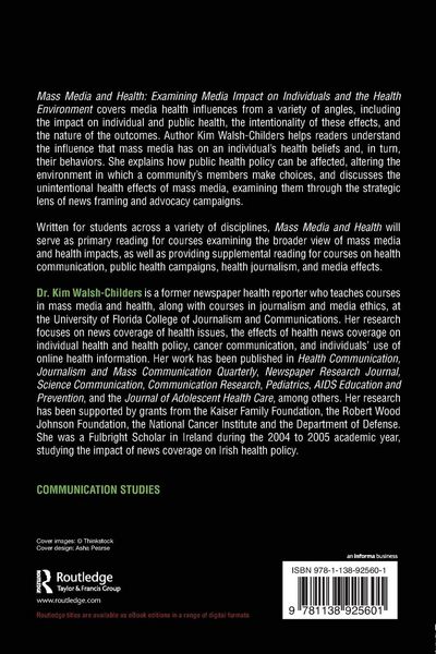 Produktbild: Mass Media and Health