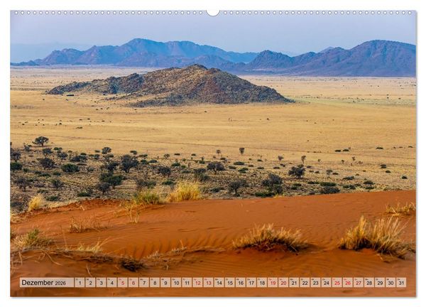 Produktbild: Namibia - Simbabwe - Botswana Leben zwischen W&uuml;ste und Wildnis (Wandkalender 2026 DIN A2 quer), CALVENDO Monatskalender