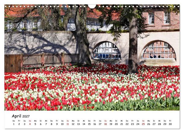 Produktbild: Rund um das Benediktinerkloster Seligenstadt (Wandkalender 2027 DIN A3 quer), CALVENDO Monatskalender