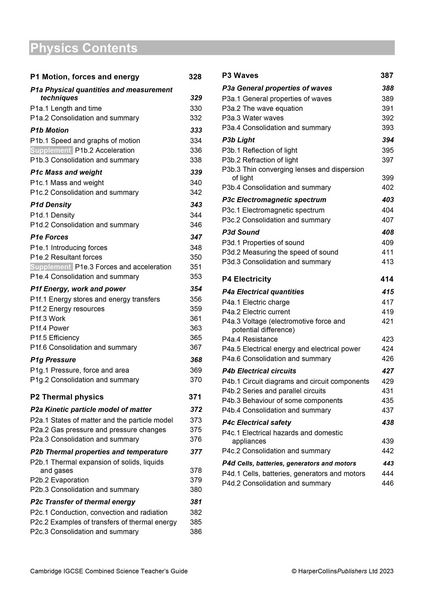 Produktbild: Cambridge Igcse(tm) Combined Science Teacher Guide