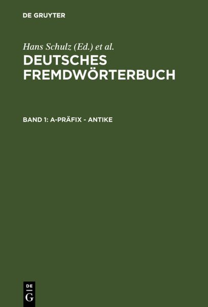 Produktbild: a-Pr&auml;fix - Antike
