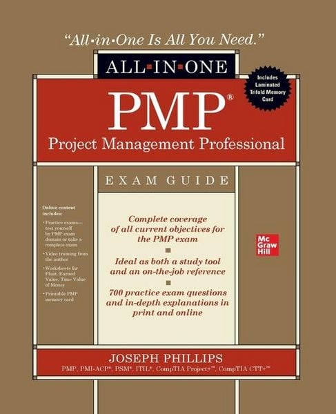 Produktbild: PMP Project Management Professional All-in-One Exam Guide