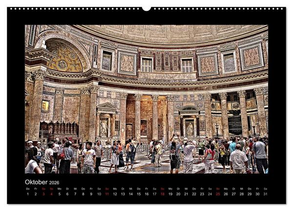 Produktbild: Roma (Wandkalender 2026 DIN A2 quer), CALVENDO Monatskalender