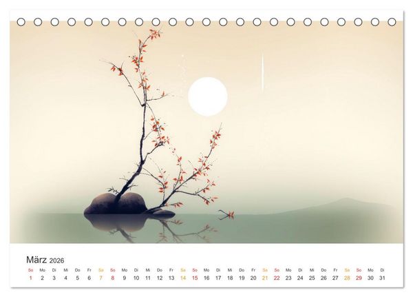Produktbild: Japan - Kunst der Traditionen (Tischkalender 2026 DIN A5 quer), CALVENDO Monatskalender