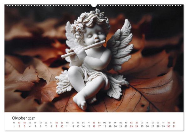 Produktbild: Niedliche Putten (Wandkalender 2027 DIN A2 quer), CALVENDO Monatskalender