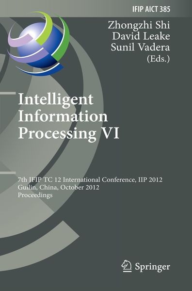 Produktbild: Intelligent Information Processing VI
