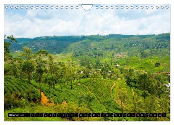 Produktbild: Sri Lanka (Wandkalender 2027 DIN A4 quer), CALVENDO Monatskalender