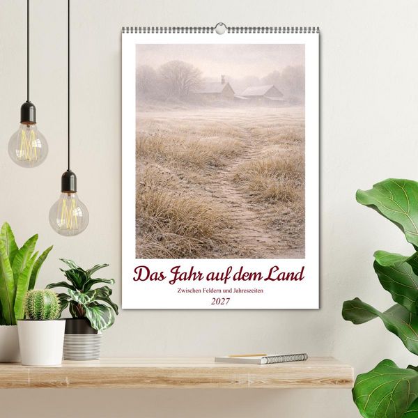Produktbild: Das Jahr auf dem Land (Wandkalender 2027 DIN A2 hoch), CALVENDO Monatskalender