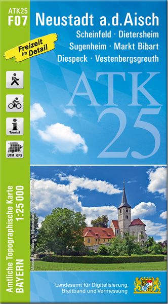 Produktbild: ATK25-F07 Neustadt a.d.Aisch (Amtliche Topographische Karte 1:25000)