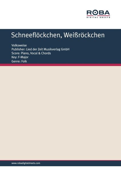 Produktbild: Schneefl&ouml;ckchen, Wei&szlig;r&ouml;ckchen