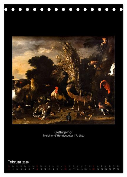 Produktbild: Stillleben - Illusionistische Malerei der Renaissance (Tischkalender 2026 DIN A5 hoch), CALVENDO Monatskalender