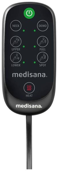Medisana MCN Shiatsu Massagesitzauflage 48 W Schwarz, Grau