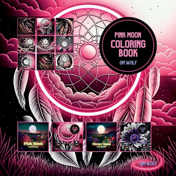 Produktbild: Pink Moon Coloring Book