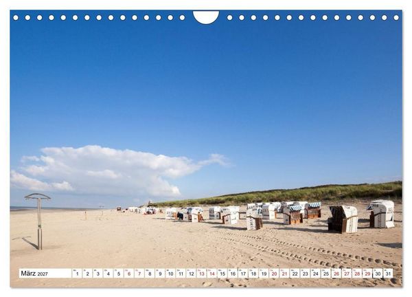 Produktbild: Spiekeroog - Momente einer Reise (Wandkalender 2027 DIN A4 quer), CALVENDO Monatskalender